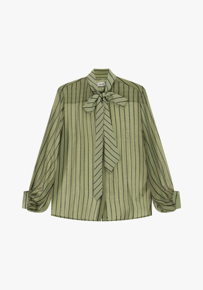Chemise Rayures Sauge - Dixie