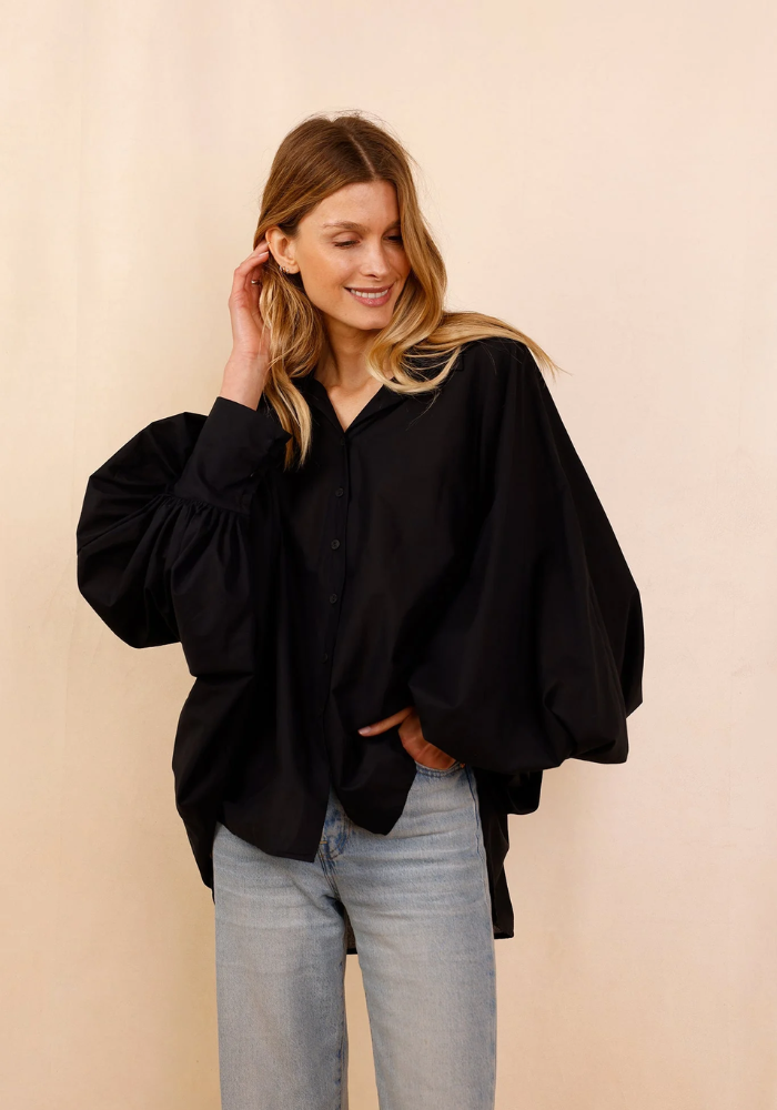 Chemise Satchi Noir - Sélectionné par Blush