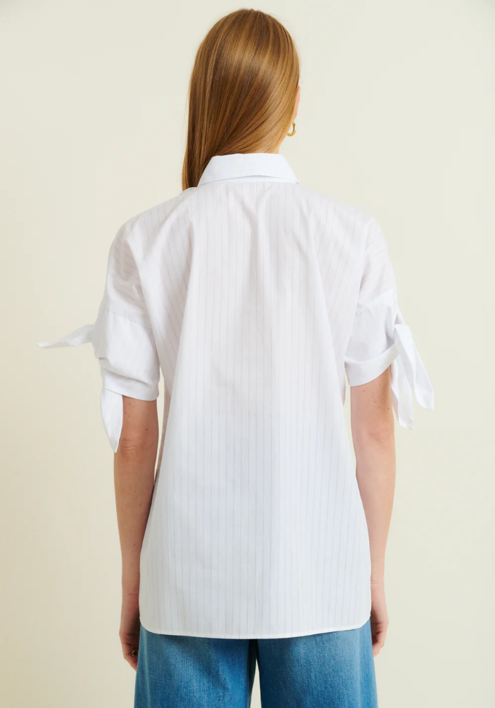 Chemise Solene Rayure Ciel - DMN Paris