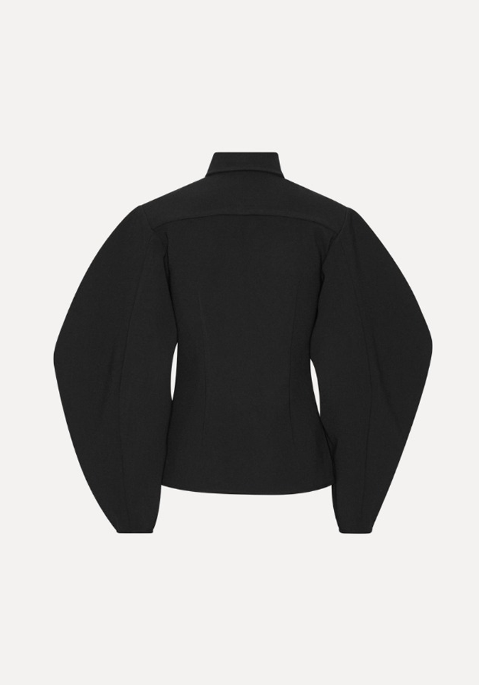 Chemise Suiting Fitted Noire - Rotate