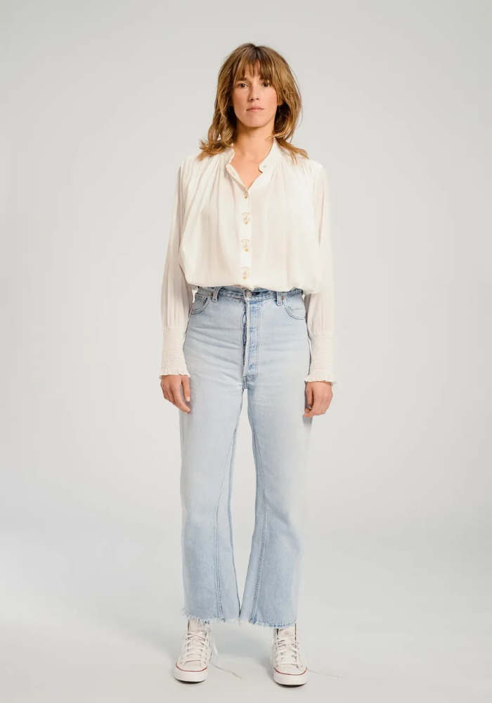 Chemisier Santiago Blanc - V De Vinster