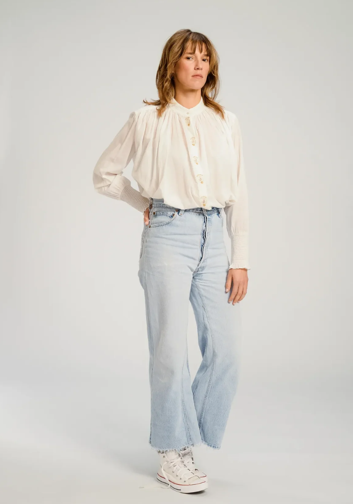 Chemisier Santiago Blanc - V De Vinster