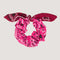Scrunchie Honey Suckle Strawberry Pink