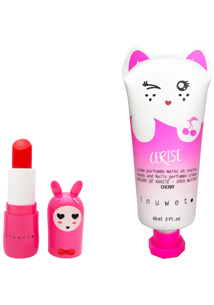 Coffret Wizz Cerise Crème Mains Et Baume Cerise - Inuwet