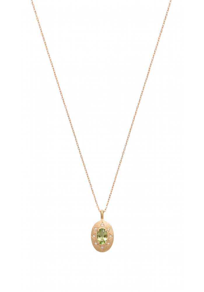 Collier Aura Peridot - Hanka Ïn