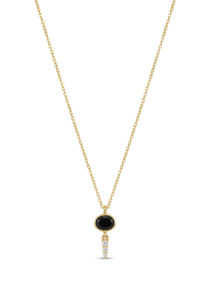 Collier Berry Agate Noire - Hanka Ïn