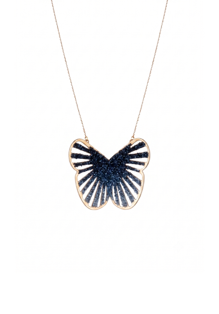 Collier Elya XL Bleu Nuit - LSonge