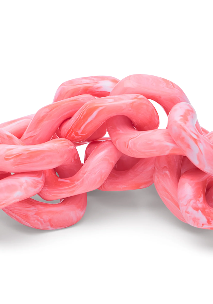 Collier Flat Chain Strawberry Icecream - Vanessa Baroni