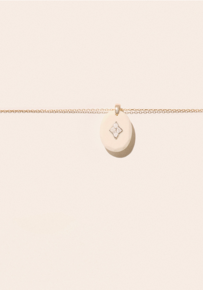 Collier Gina Blanc - Pascale Monvoisin