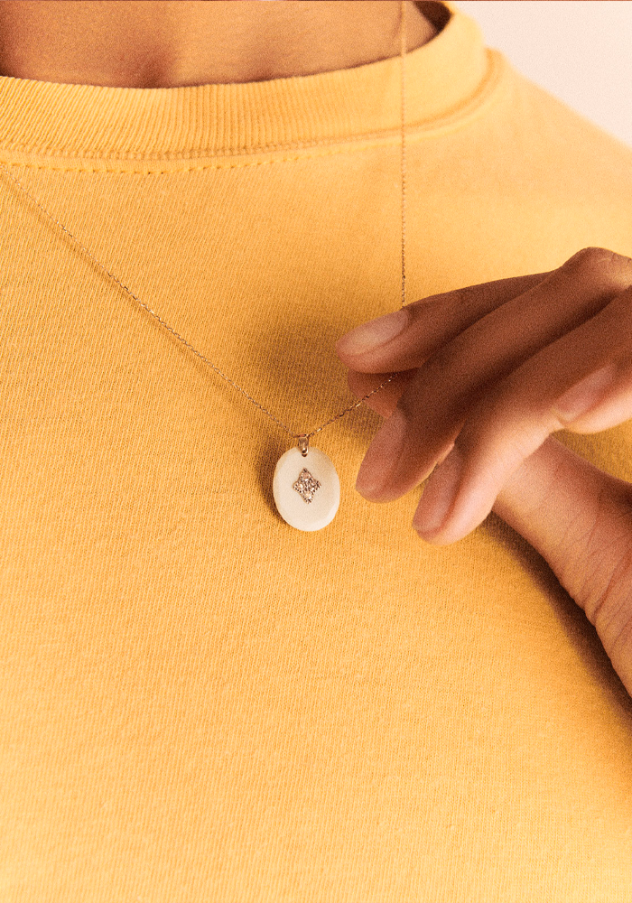 Collier Gina Blanc - Pascale Monvoisin