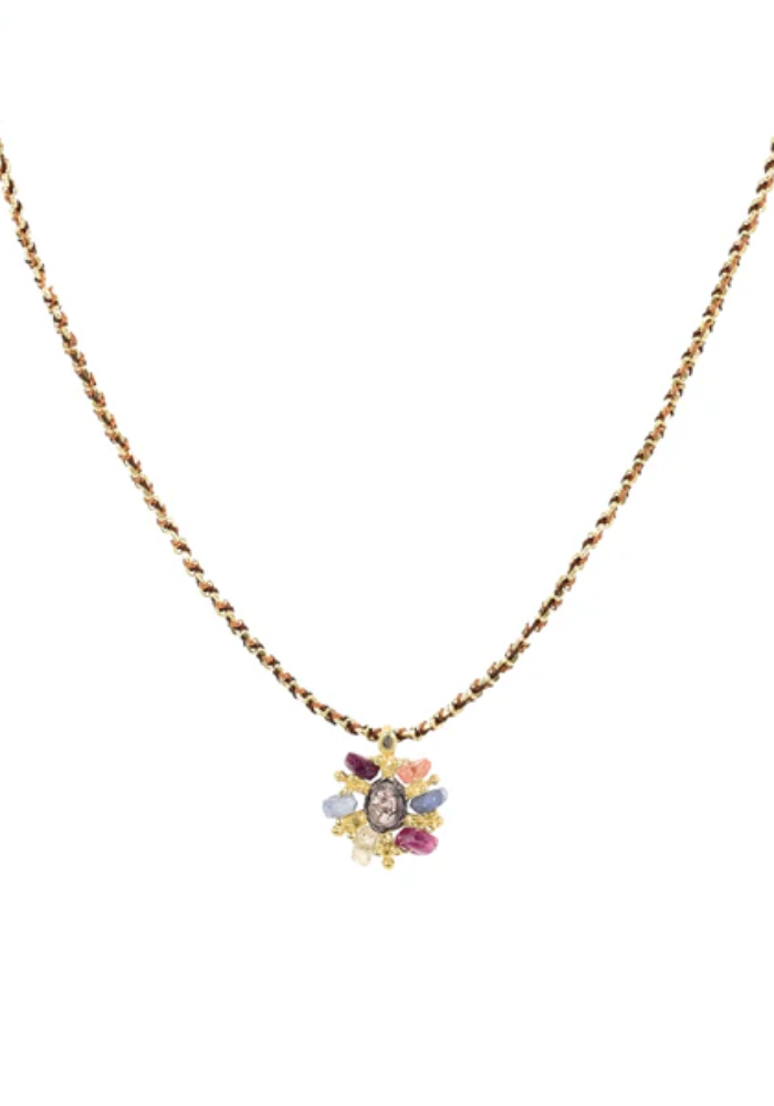 Collier N°976 Gold Brown Caramel - Marie Laure Chamorel