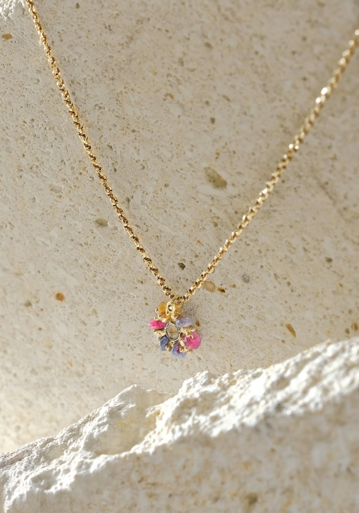 Collier N°976 Gold Brown Caramel - Marie Laure Chamorel