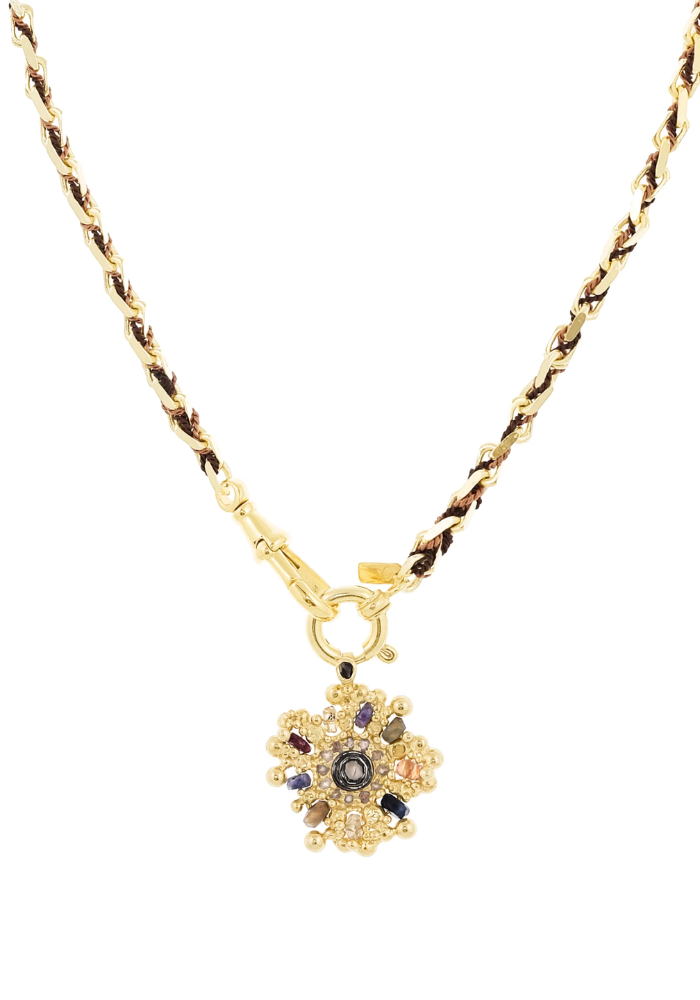 Collier N°977 Gold Brown Caramel - Marie Laure Chamorel