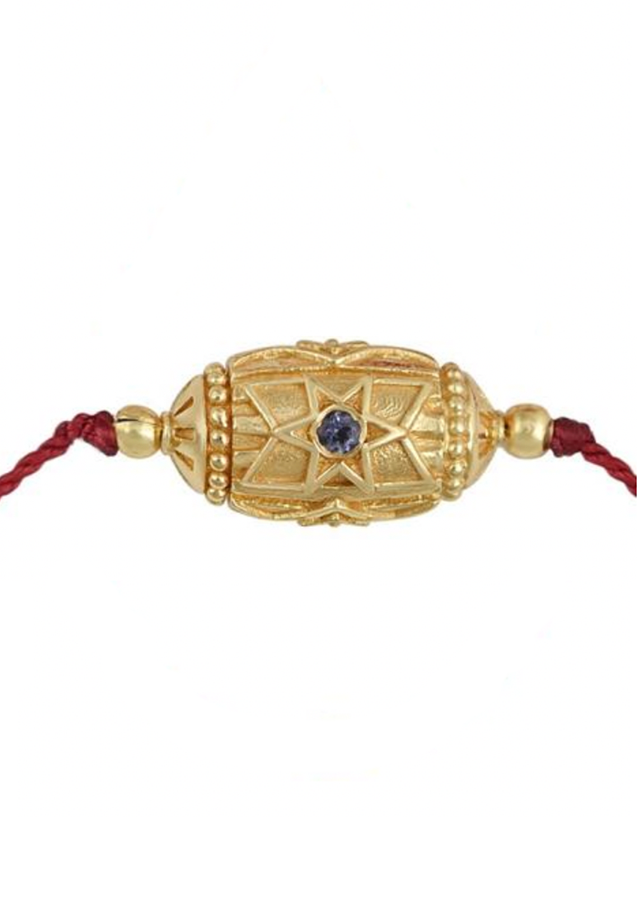 Collier Rakhi My Star 1 Fil Rouge - Dorothée Sausset