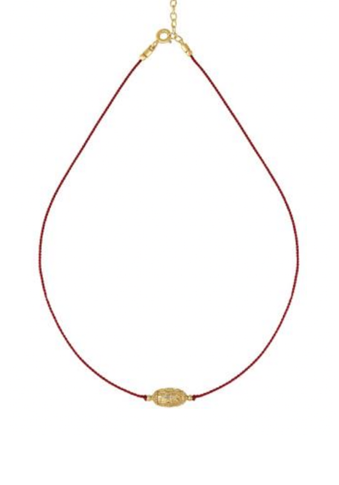 Collier Rakhi My Star 2 Fil Rouge