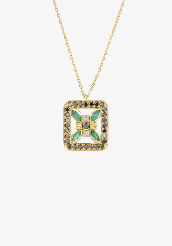 Collier Rita 4 Vert - Sophie D'Agon