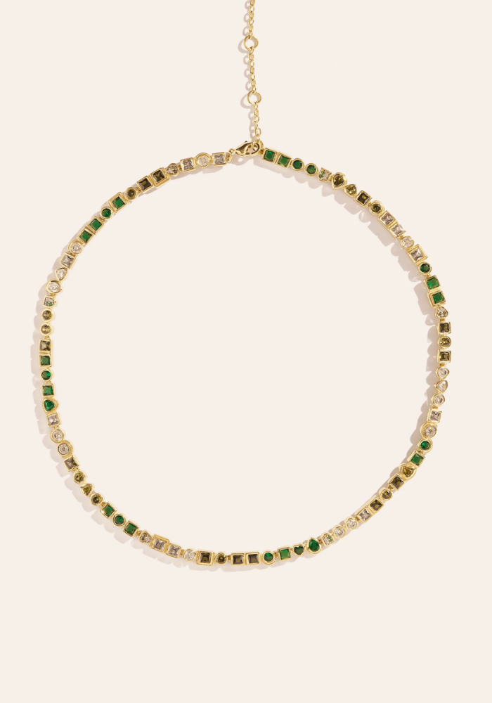 Collier Rivière Vert - Be Maad