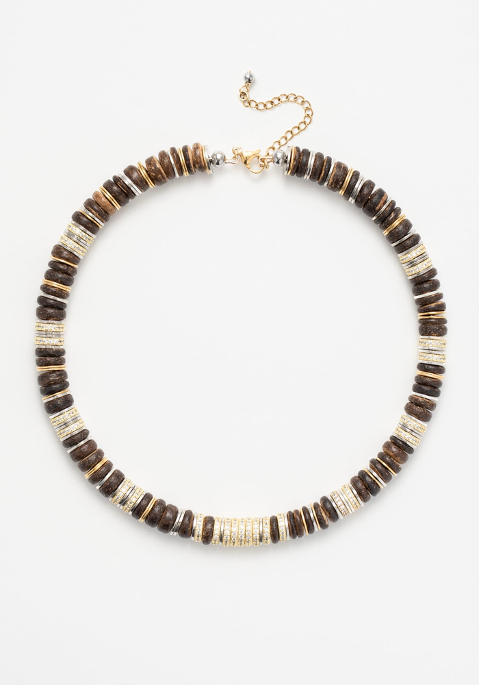 Collier Rondelle Dark Brown - Sigal