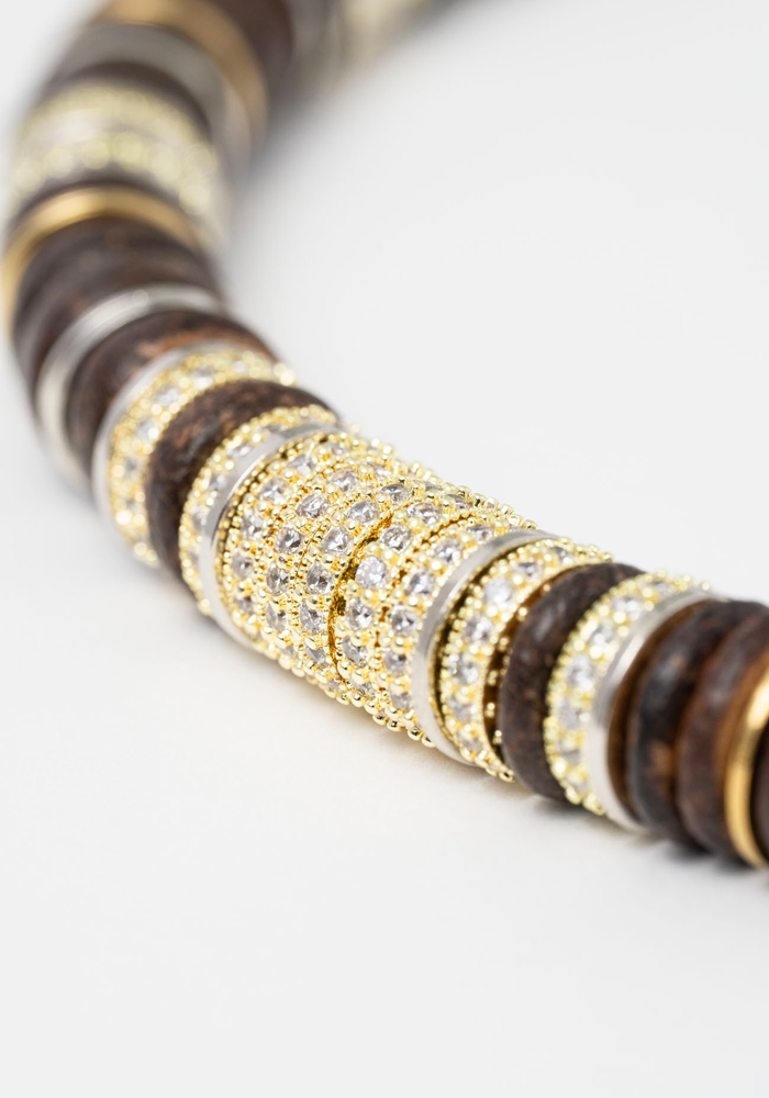 Collier Rondelle Dark Brown - Sigal