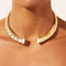 Collier Torque Minuit Nacre