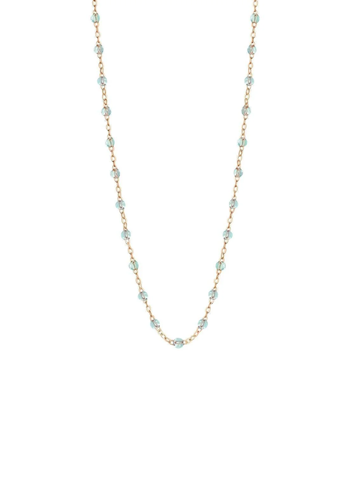 Collier Classique Gigi Or Rose Et Résines Ice 42cm