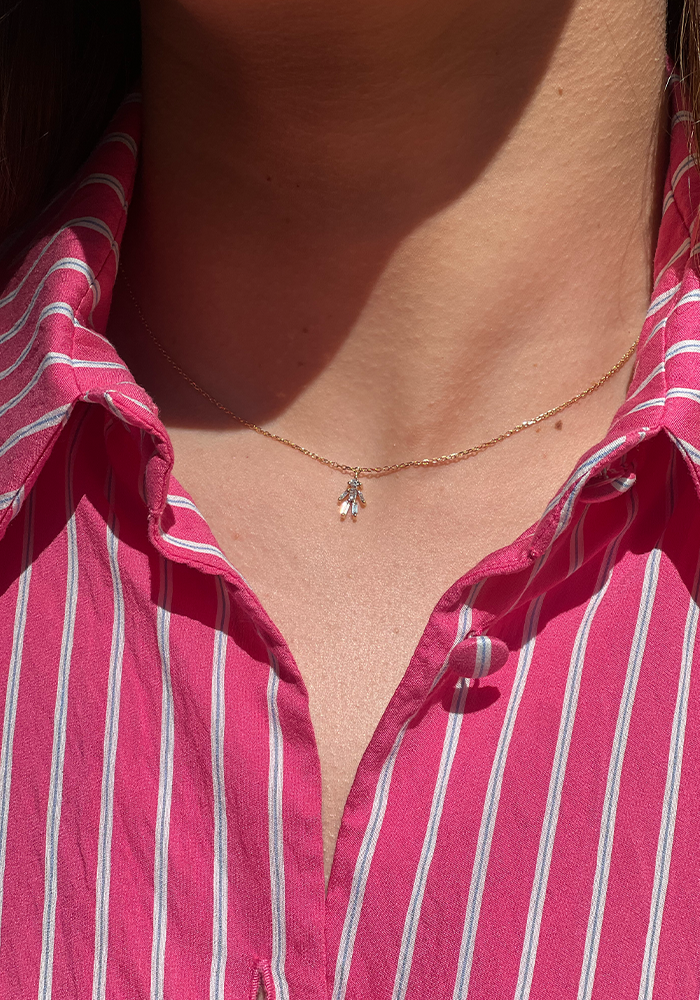Collier Mini Garçon Diamants - Little Ones Paris