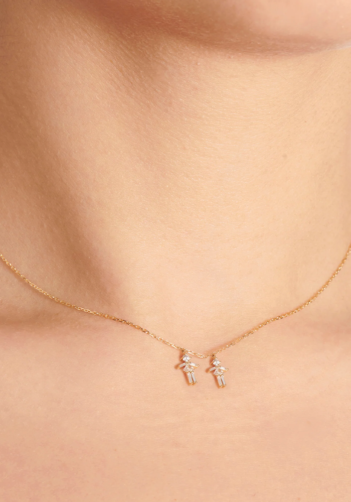 Collier Double Mini Fille Et Garçon - Little Ones Paris