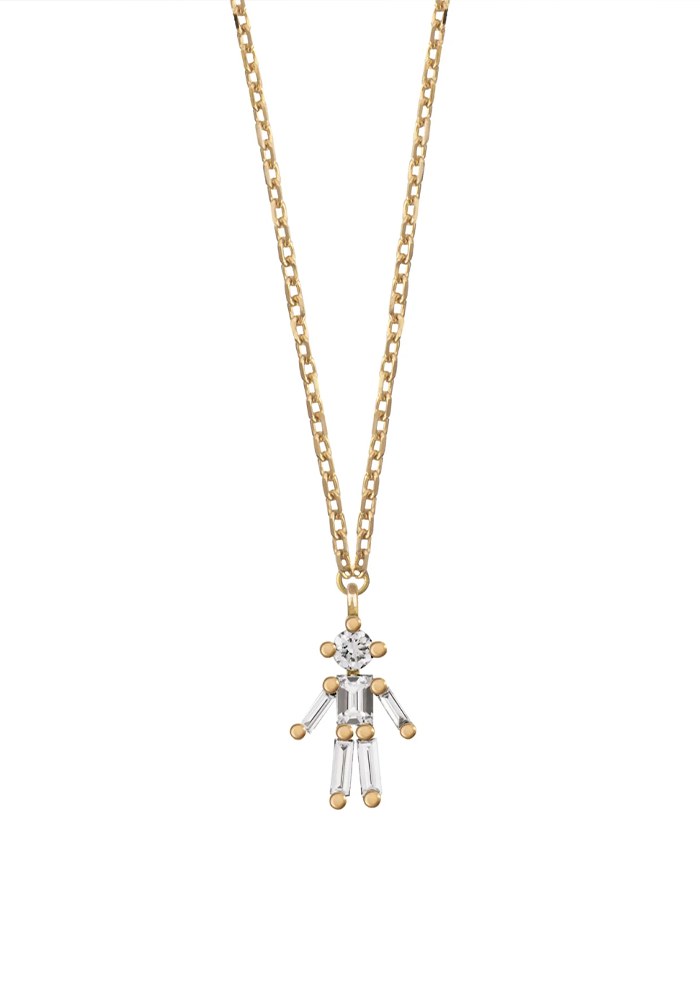Collier Mini Garçon Diamants - Little Ones Paris