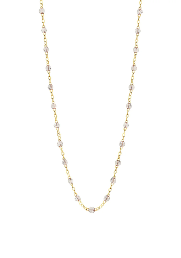 Collier Classique Gigi Or Jaune & Perles Résines Sparkle - Gigi Clozeau