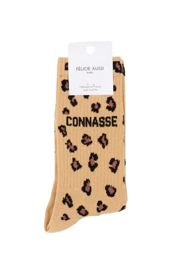 Chaussettes Connasse Léopard - Félicie Aussi