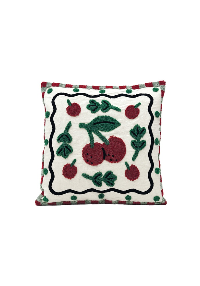 Coussin Influence Cerise - Sélectionné par Blush