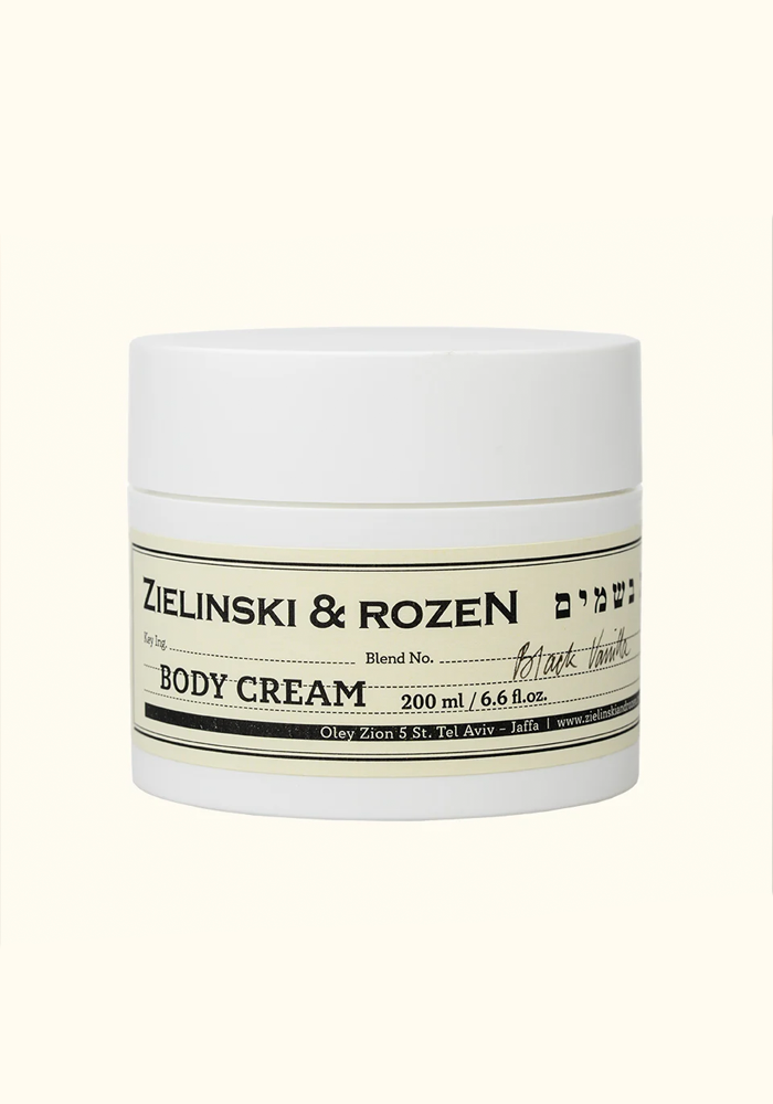 Crema corporal de vainilla negra 200 ml