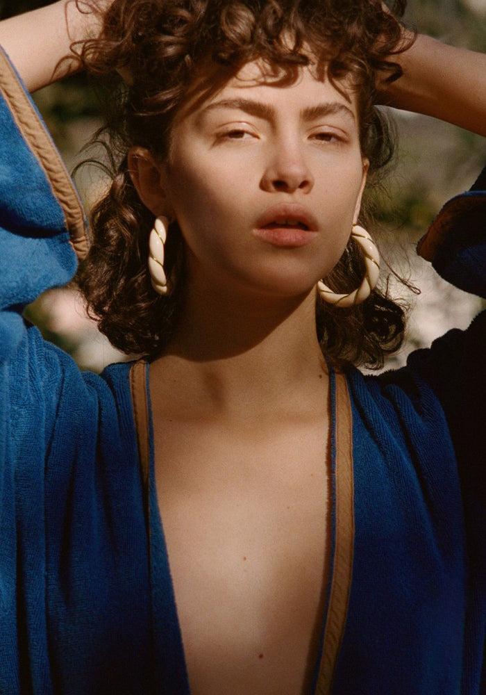 Boucles D'Oreilles Diana Noires - Aurélie Bidermann