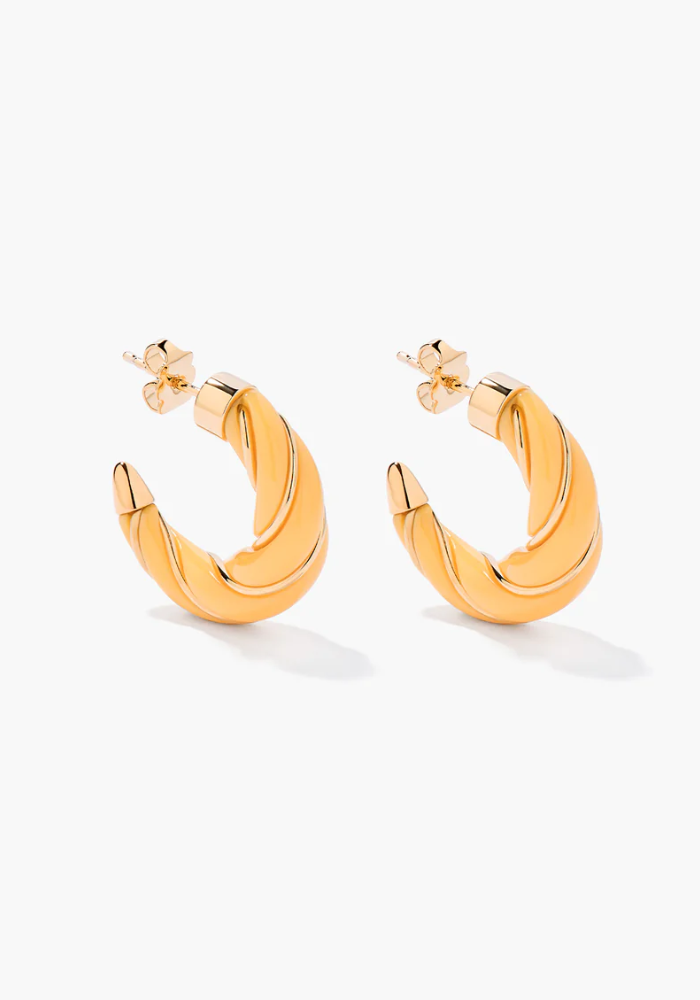 Boucles D'Oreilles Diana Jaune - Aurélie Bidermann