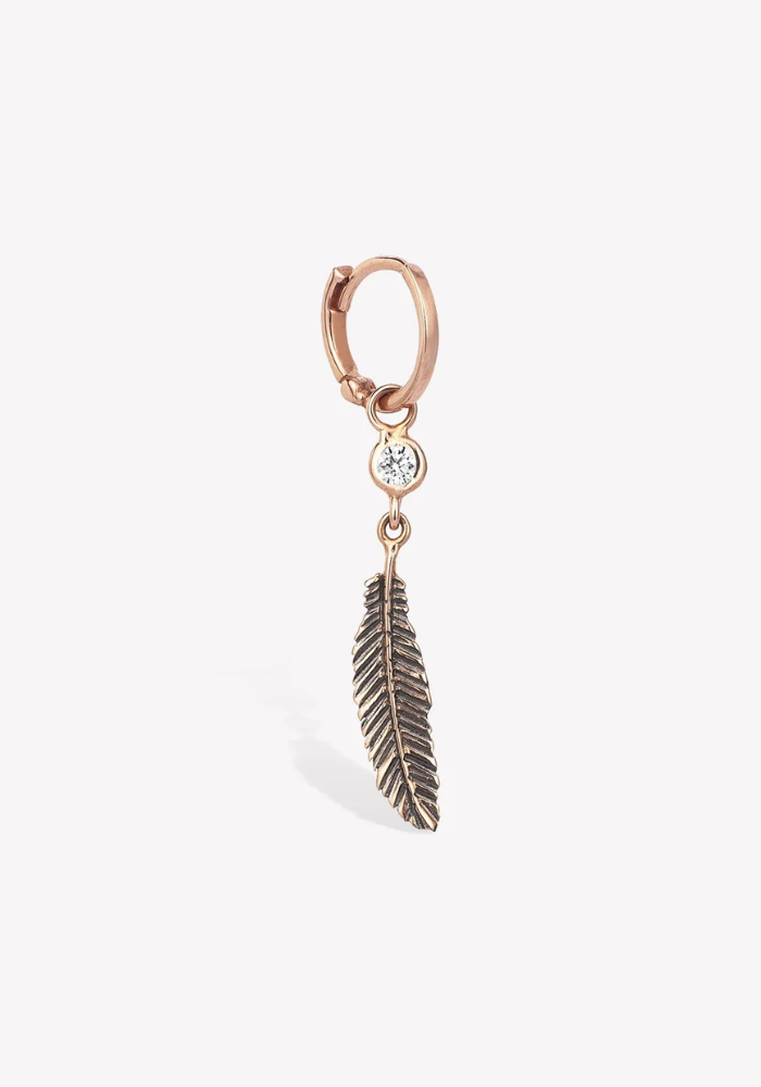 Boucle D'Oreille Dart Feather - Kismet By Milka