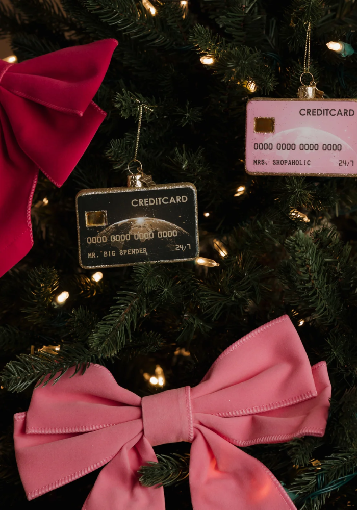 Décoration A Suspendre Carte De Crédit Black