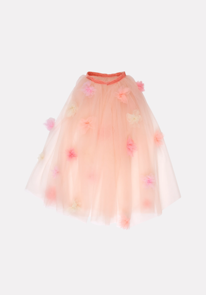 Déguisement Cape Fleurie En Tulle 3/6 Ans - Meri Meri