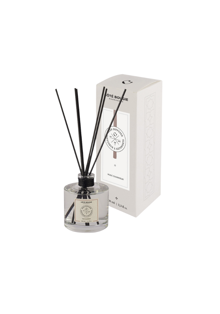 Diffuseur Batonnet Musc Charmeur 200ml - Côté Bougie