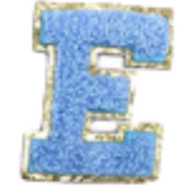 Sticker Columbia Lettre Bleue Claire