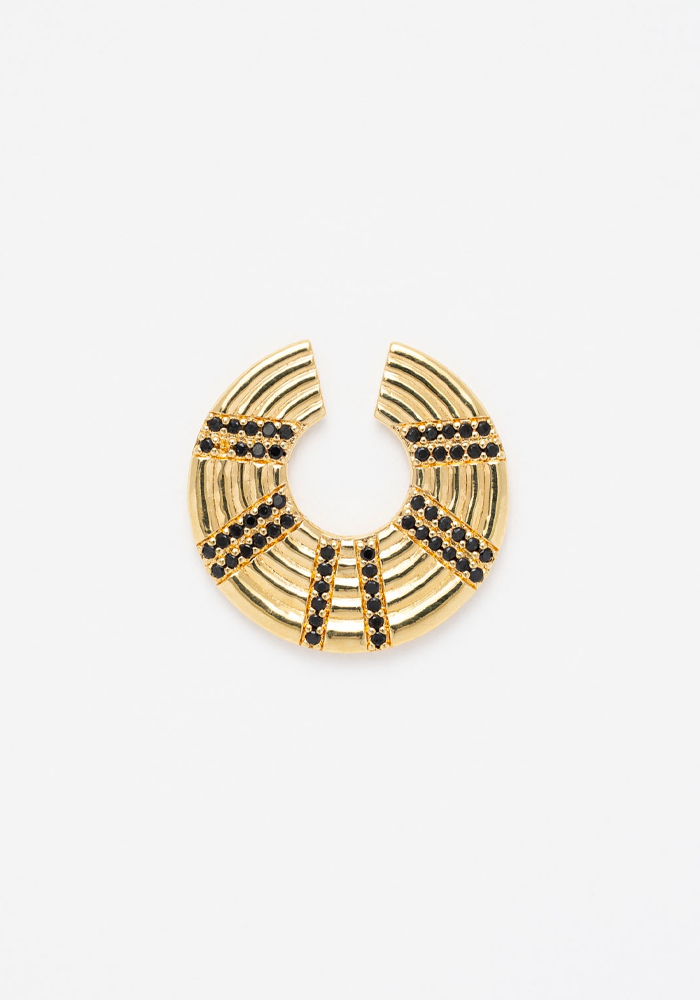 Earcuff Astra Zirconium Noir - Sigal