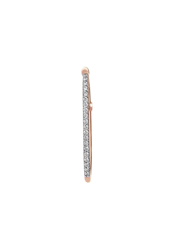 Boucle D'oreille Equality Pavé En Diamants Blancs - Kismet By Milka