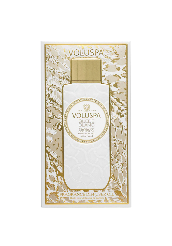 White Suede Electric Diffuser Oil