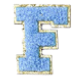 Sticker Columbia Lettre Bleue Claire
