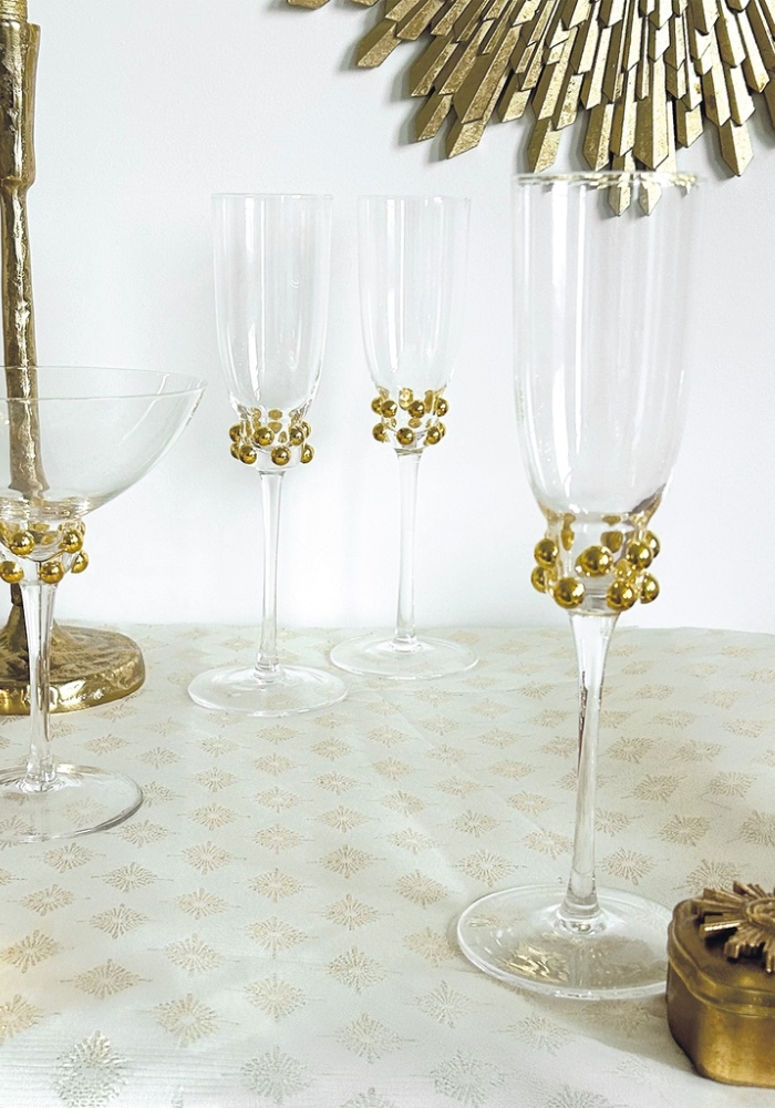 Flûte À Champagne Dorée - Sélectionné par Blush