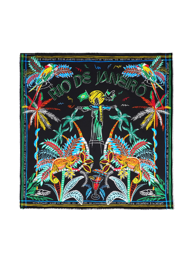 Foulard Bahia Big Noir