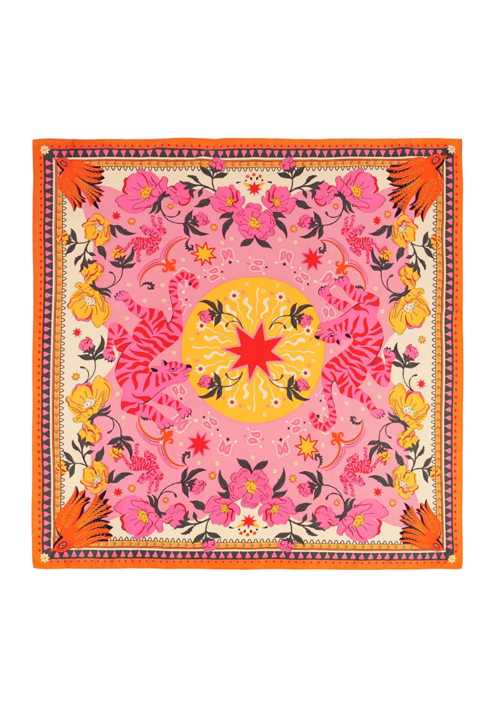Foulard Bandidas Médium Rose - Wild Paris