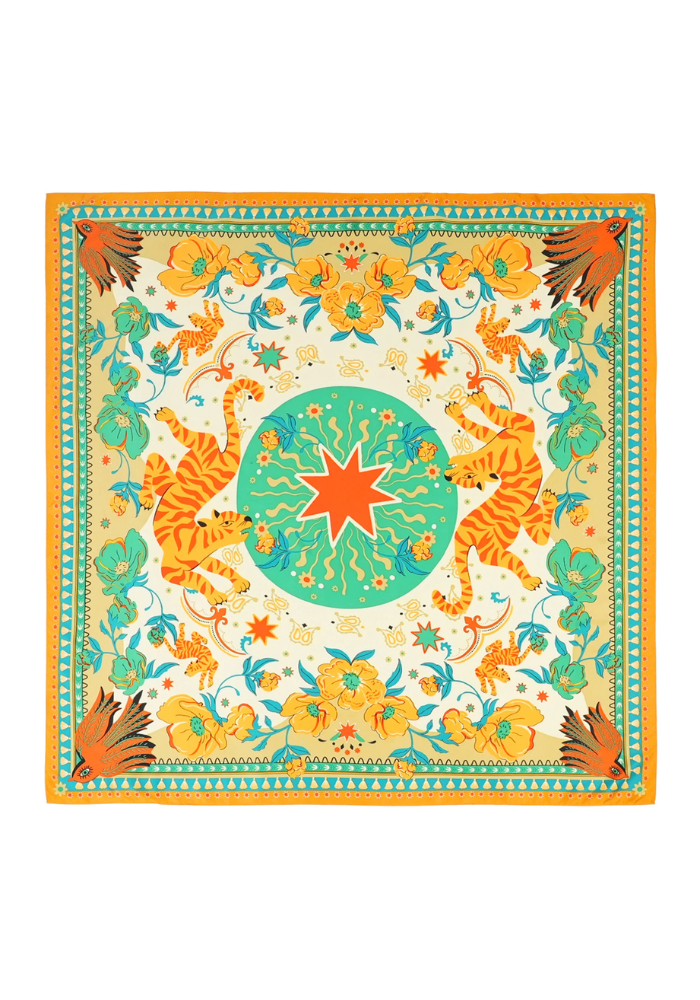 Foulard Bandidas Médium Vert - Wild Paris