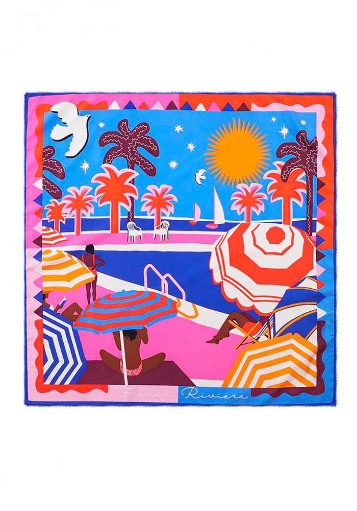Foulard Chachacha Big Rose