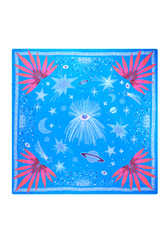 Foulard Comete Bleu