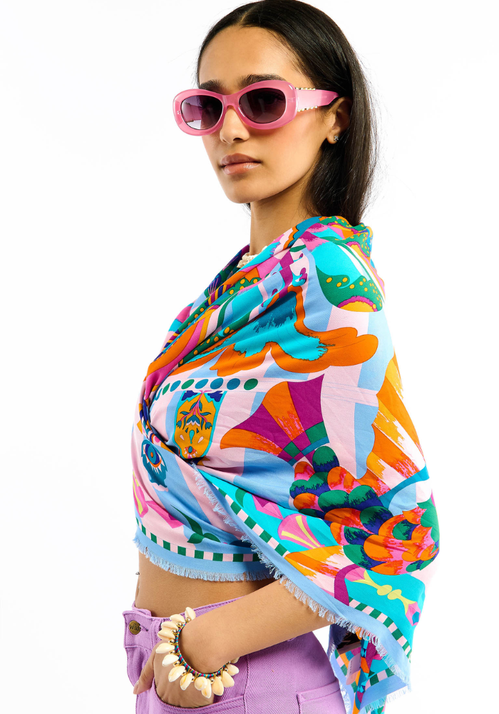 Foulard Enchantered Big Bleu - Wild Paris